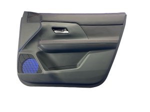 2025-2026 Nissan Kicks Black w/ Red Stitching Door Interior Trim Panel - Front, Right (Passenger) (Used OEM)
