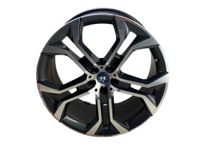 2020-2023 BMW X6 Silver 21x10.5 5 Y-Spoke Rear Alloy Wheel (Used OEM)
