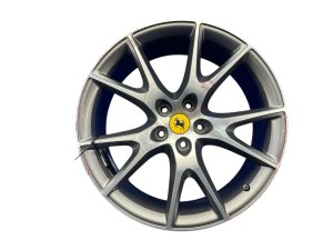 2008-2014 Ferrari California Silver 20x8 5-Y-Spoke Silver Alloy Wheel (Used OEM)