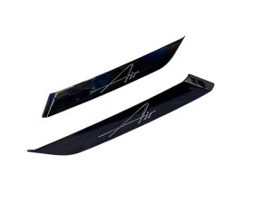 2022-2025 Lucid Air Black Rear Trim Panel Badge Set (Used OEM)