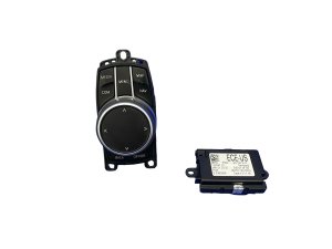 2019-2020 BMW i8 Black Media Control Panel and Drive Mode Selector Switch - Front (Used OEM)