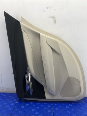 2020-2024 Cadillac CT4 Beige Door Interior Trim Panel with Bose Audio and Light Package - Rear, Right (Passenger) (Used OEM)