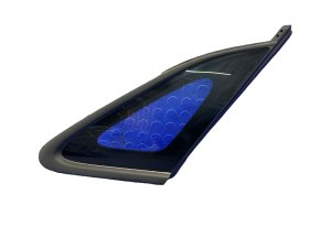 2021-2025 Kia K5 Black Quarter Window Glass with Black Trim - Rear, Right (Passenger) (Used OEM)