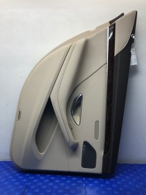 2014-2017 Mercedes-Benz S320 Beige Door Interior Trim Panel with Premium Audio - Rear, Left (Driver) (Used OEM)
