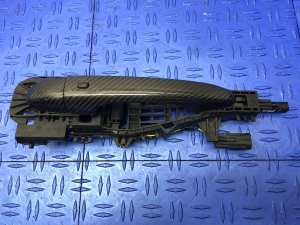 2013-2024 Maserati Quattroporte Black Carbon Fiber Exterior Door Handle Set - Front, Left (Driver) (Used OEM)