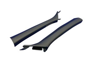2021-2025 Hyundai Elantra Black Interior A-Pillar Trim Cover Panels with Vents (Used OEM)