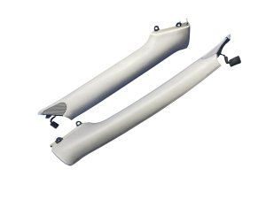 2004-2011 Bentley Continental Brown A-Pillar Interior Trim Panel Set - Front (Used OEM)