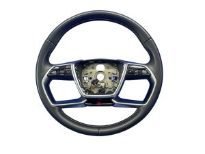 2020-2021 Audi S8 Black Heated Leather Steering Wheel - Front (Used OEM)