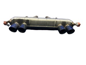 2021-2025 BMW M4 Black Exhaust Muffler with Black Tips - Rear (Used OEM)