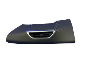 2022-2024 Lucid Air Black Front Vent Trim Piece (Used OEM)