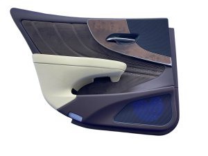 2018-2020 Lexus LS500 Brown Door Interior Trim Panel - Rear, Left (Driver) (Used OEM)