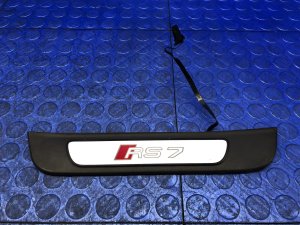 2013-2018 Audi S7 Illuminated Door Sill Plate - Rear (Used OEM)