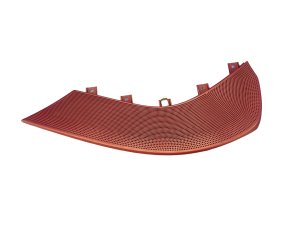 2008-2015 Audi R8 Red Door Speaker Grille Trim Cover - Front (Used OEM)
