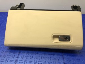 2017-2023 Porsche Panamera Beige Dashboard Glove Box Storage Bin - Front, Right (Passenger) (Used OEM)