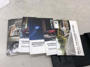 2015-2018 BMW X4 Black Owners Manual Booklet and Case Set (Used OEM)