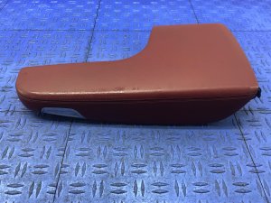 2017-2023 Porsche Panamera Red Center Console Storage Compartment Lid Armrest (Used OEM)