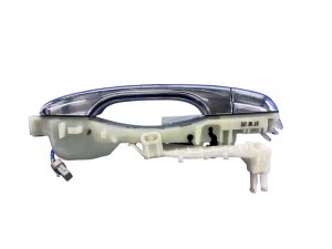 2017-2022 Genesis G90 Uyuni White Exterior Door Handle with Chrome - Front, Right (Passenger) (Used OEM)