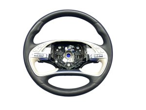 2021-2024 Genesis G80 Beige Leather Steering Wheel - Front (Used OEM)