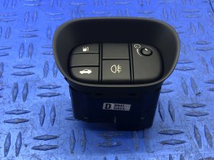 2007-2015 Jaguar XK Trunk Fuel Door and Fog Light Switch Panel - Front (Used OEM)