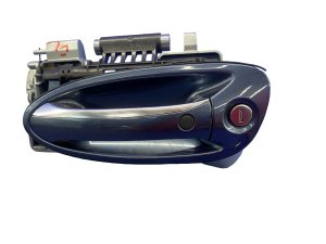 2005-2012 Porsche Boxster Blue Keyless Entry Exterior Door Handle with Aluminum Trim - Front, Left (Driver) (Used OEM)