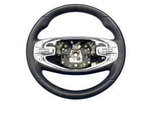 2022-2025 Genesis GV70 Black Leather Steering Wheel - Front (Used OEM)