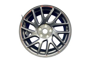  Tesla Model 3 Black 18x8.5 7 V-Spoke Black Alloy Wheel (Used OEM)