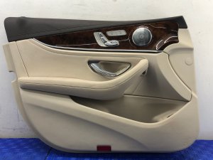 2017-2023 Mercedes-Benz E500 Beige Door Interior Trim Panel - Front, Left (Driver) (Used OEM)