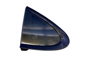 2017-2023 Porsche Panamera Black Quarter Glass with Molding - Rear, Left (Driver) (Used OEM)