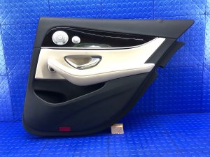 2017-2020 Mercedes-Benz E500 Beige Door Interior Trim Panel - Rear, Right (Passenger) (Used OEM)