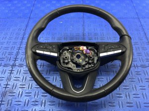 2020-2022 Cadillac CT4 Black Heated Leather Steering Wheel with Collision Warning (Used OEM)