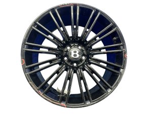 2003-2010 Bentley Continental Black 20x9.5 Multi-Spoke Alloy Wheel (Used OEM)