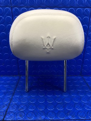 2017-2024 Maserati Levante Beige Seat Leather Headrest - Rear, Left (Driver) (Used OEM)