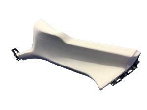 2022-2024 Lucid Air Gray Rear Seat Bolster Exterior Trim Panel (Used OEM)
