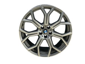 2019-2025 BMW X7 21x9.5 7-Spoke Y-Design Machined Charcoal Alloy Wheel (Used OEM)