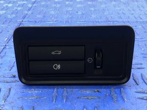 2010-2019 Jaguar XJ Trunk Release and Fog Light Switch Panel (Used OEM)