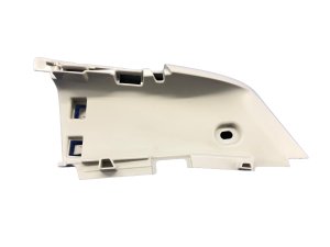 2022-2024 Lucid Air Gray Rear Seat Belt Guide Cover Trim (Used OEM)