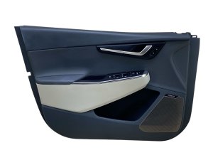 2022-2024 Kia EV6 Charcoal (Black) Door Interior Trim Panel with Premium Audio - Front, Left (Driver) (Used OEM)