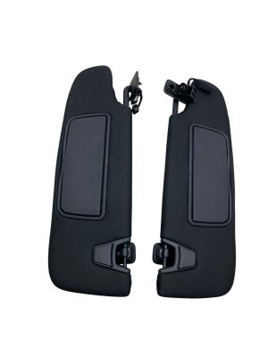 2024-2025 Ford Mustang Black Sun Visor Shade Set without Garage Door Opener (Used OEM)