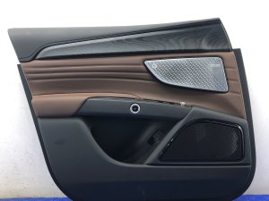 2023-2026 Maserati Grecale Brown Door Interior Trim Panel with Premium Sound and LED - Front, Left (Driver) (Used OEM)