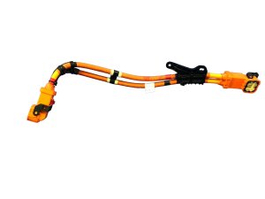 2022-2024 Lucid Air Gray High Voltage MPB to Front Inverter Battery Cable Wiring Harness (Used OEM)