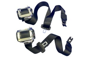 2023-2024 Fisker Ocean Black Seat Belt Retractor Assembly Set - Rear, Left (Driver) (Used OEM)
