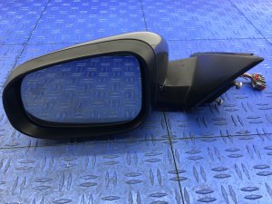2016-2020 Jaguar XF Gray Power Folding Memory Blind Spot Door/Side View Mirror - Left (Driver) (Used OEM)