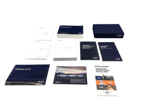2022-2025 Genesis GV70 Black Owners Manual Booklet Set with Case (Used OEM)