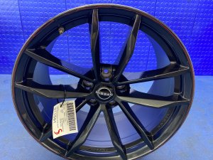 2023-2025 Nissan Z Black 19x10 5 Double-Spoke Rays Forged Rear Wheel (Used OEM)