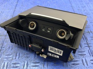 2017 Genesis G80 Center Console Storage Tray with Charger Ports (Used OEM)