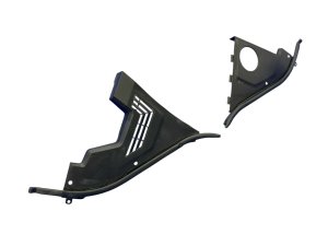 2022-2025 Genesis GV70 Black Engine Bay Trim Cover Panel Set - Front (Used OEM)
