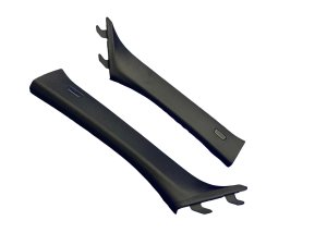 2021-2026 BMW M3 Black Interior A-Pillar Trim Cover Panel Set - Front (Used OEM)