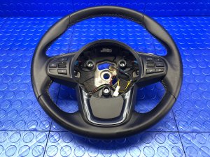 2020-2024 Toyota GR Supra Black Leather Steering Wheel with Paddle Shifters (Used OEM)