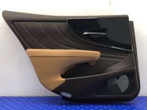2018-2020 Lexus LS500 Brown Door Interior Trim Panel - Rear, Left (Driver) (Used OEM)