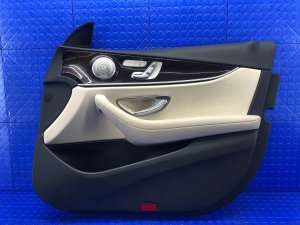 2017-2023 Mercedes-Benz E500 Beige Door Interior Trim Panel - Front, Right (Passenger) (Used OEM)